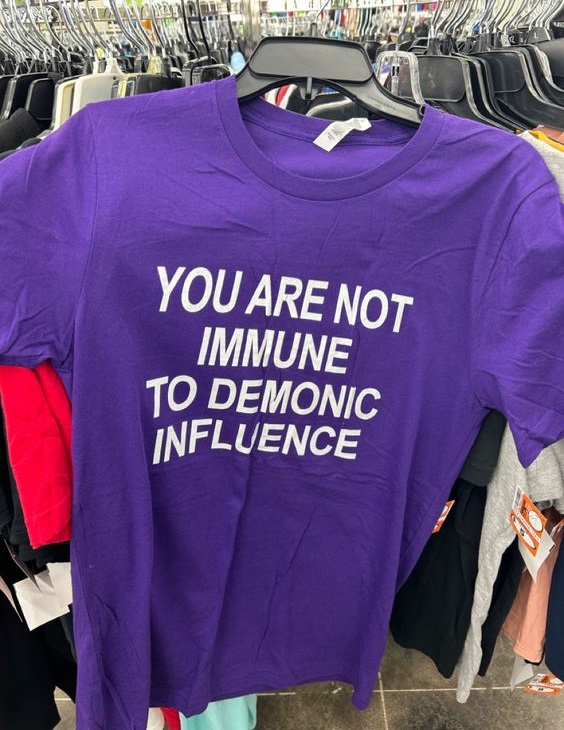 You are not Immune to Demonic influence shirt outfit, Shirt Outfit Idea