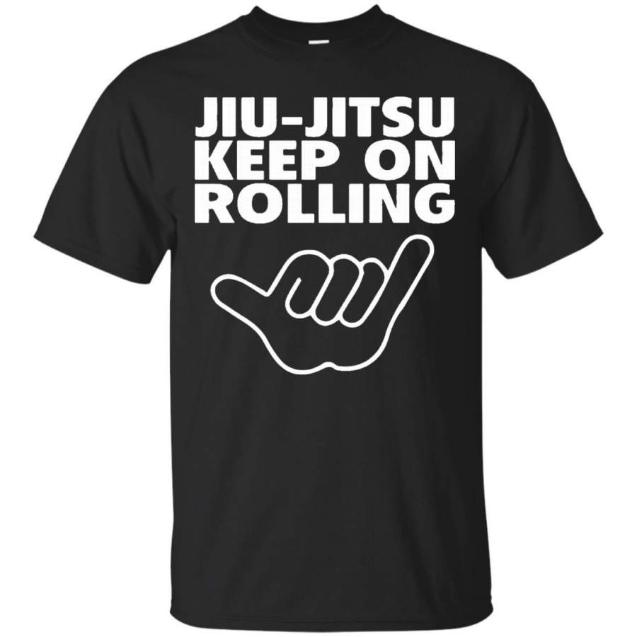 BJJ JIU JITSU KEEP ON ROLLING T-SHIRT Brazilian Jiu Jitsu