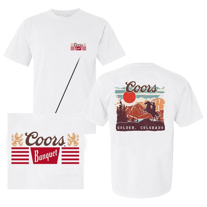 Coors Sunset In Golden Colorado T-shirt