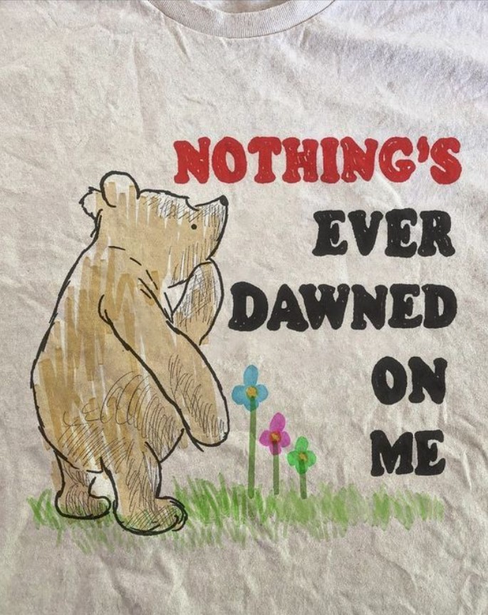 Bear Nothings Ever Dawned on Me Tee Shirt Outfit, Shirt Outfit Idea