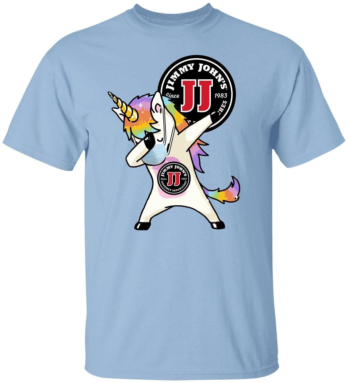 Unicorn Jimmy Johns Since 1983 Gourmet Sandwiches Logo-Youth Shirt