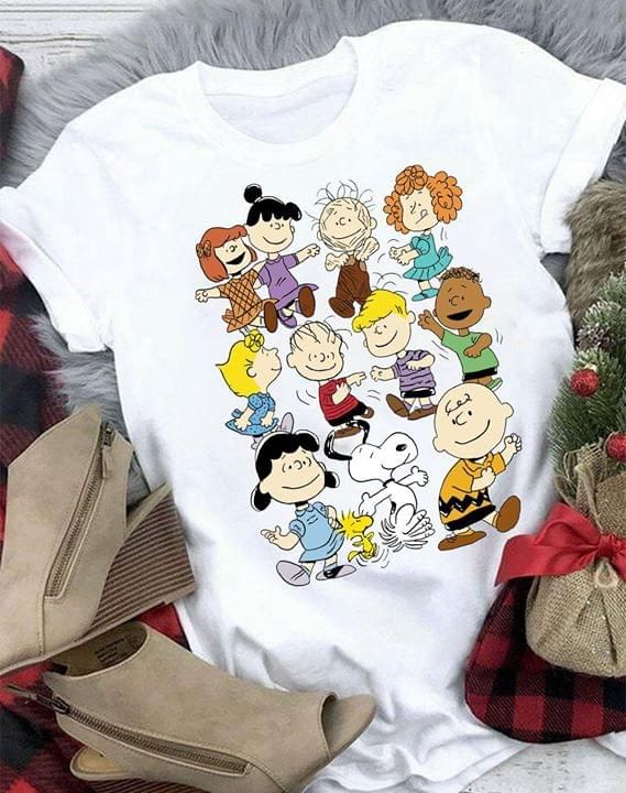 Charlie Brown And Snoopy Dog With Friends T Shirt, Shirt Outfit Idea