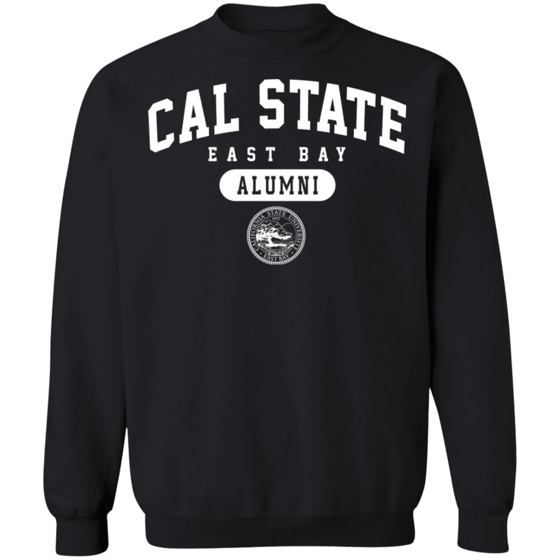 California State University East Bay Pioneers Alumni White Sweatshirt