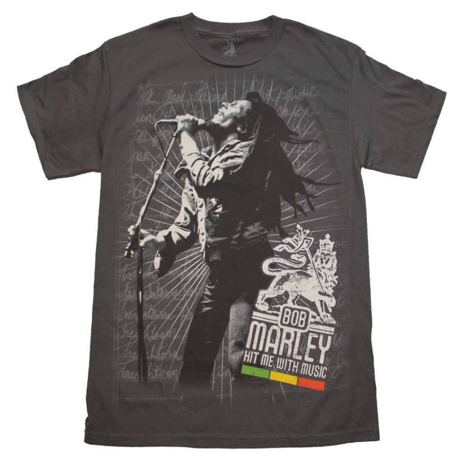 Bob Marley Hit Me T-Shirt