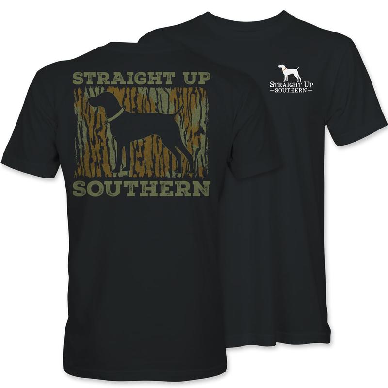 Camo Logo – Southern Pointer Silhouette Flag T-Shirt-Youthful & Vibrant – Every Size Available