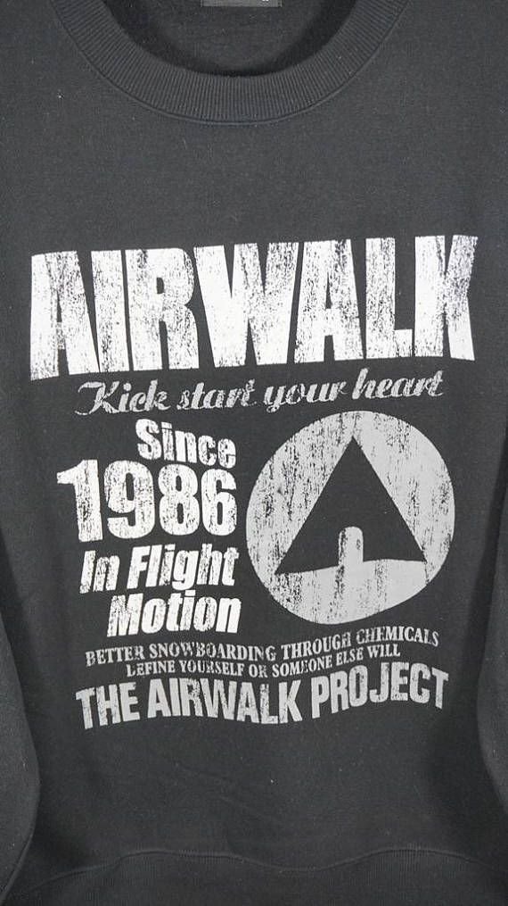 Vintage 90S Airwalk Skate Skateboard Suffer Skate Beach Skateboa Shirt