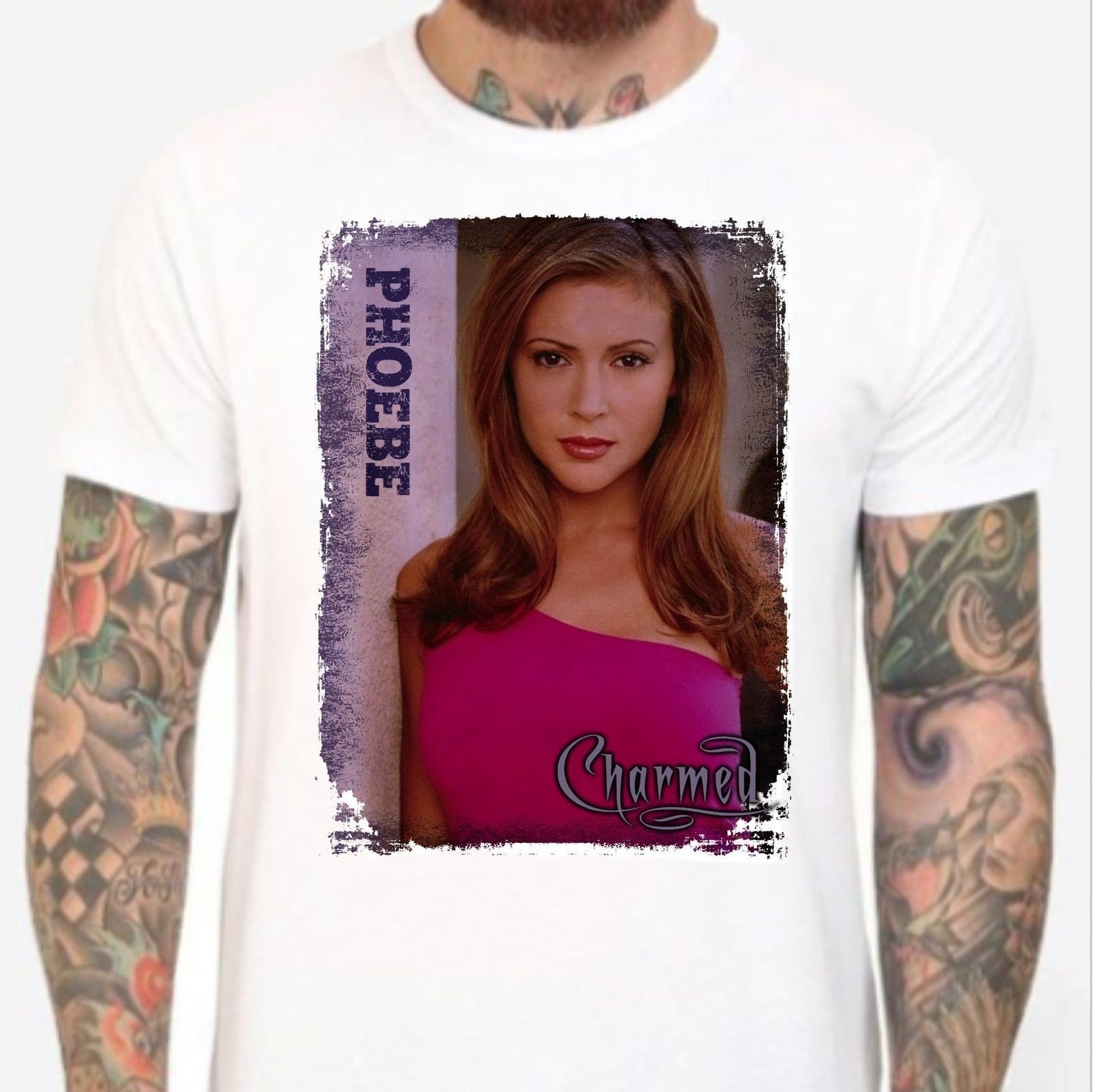 Charmed – Alyssa Milano As Phoebe Custom Made T-Shirt All S