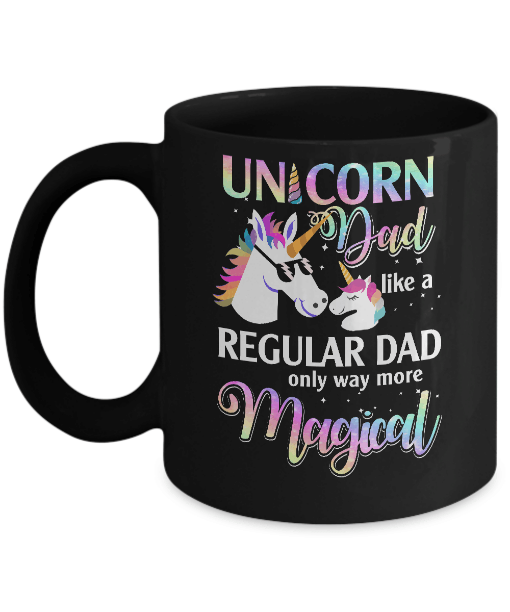 Dadacorn Unicorn Dad Like A Regular Dad Fathers Day Mug