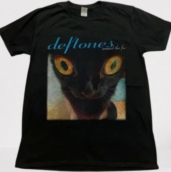 Deftones Around The Fur Cat Vintage Style Shirt Outfit, Shirt Outfit Idea