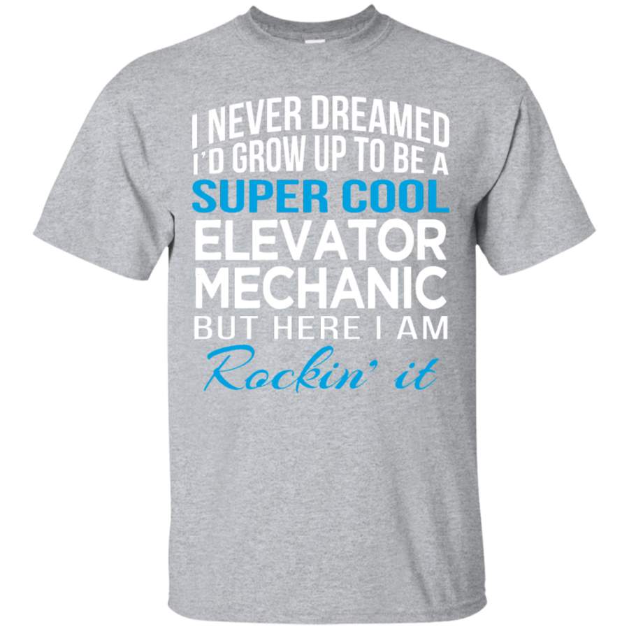 Super Cool Elevator Mechanic Funny Gift T Shirt