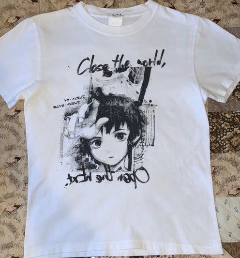 Serial Experiments Lain Close The World Japanese Manga T Shir Outfit, Shirt Outfit Idea