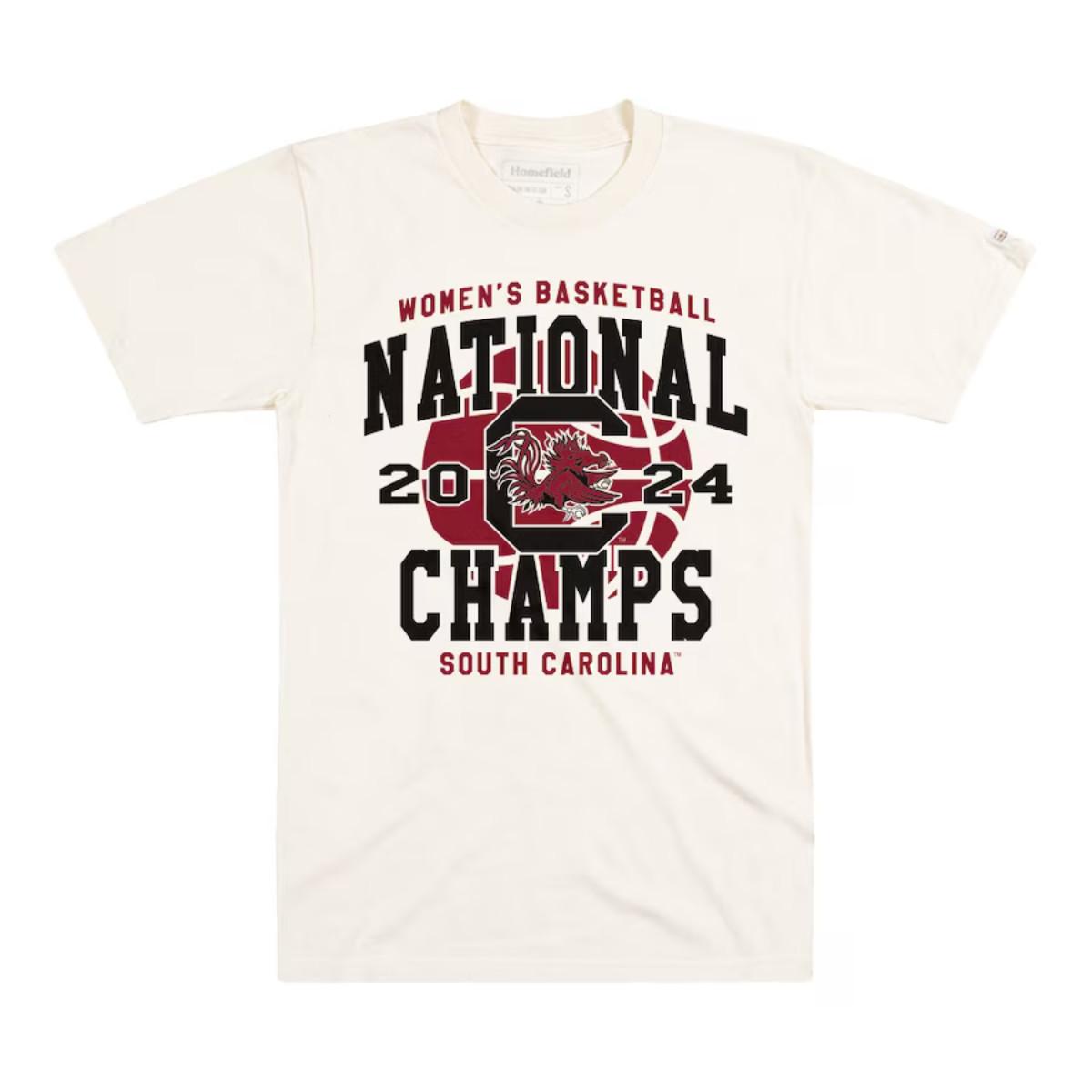 South Carolina Gamecocks Homefield 2024, NCAA Basketball National Champions T-Shirt, Shirt Outfit Idea