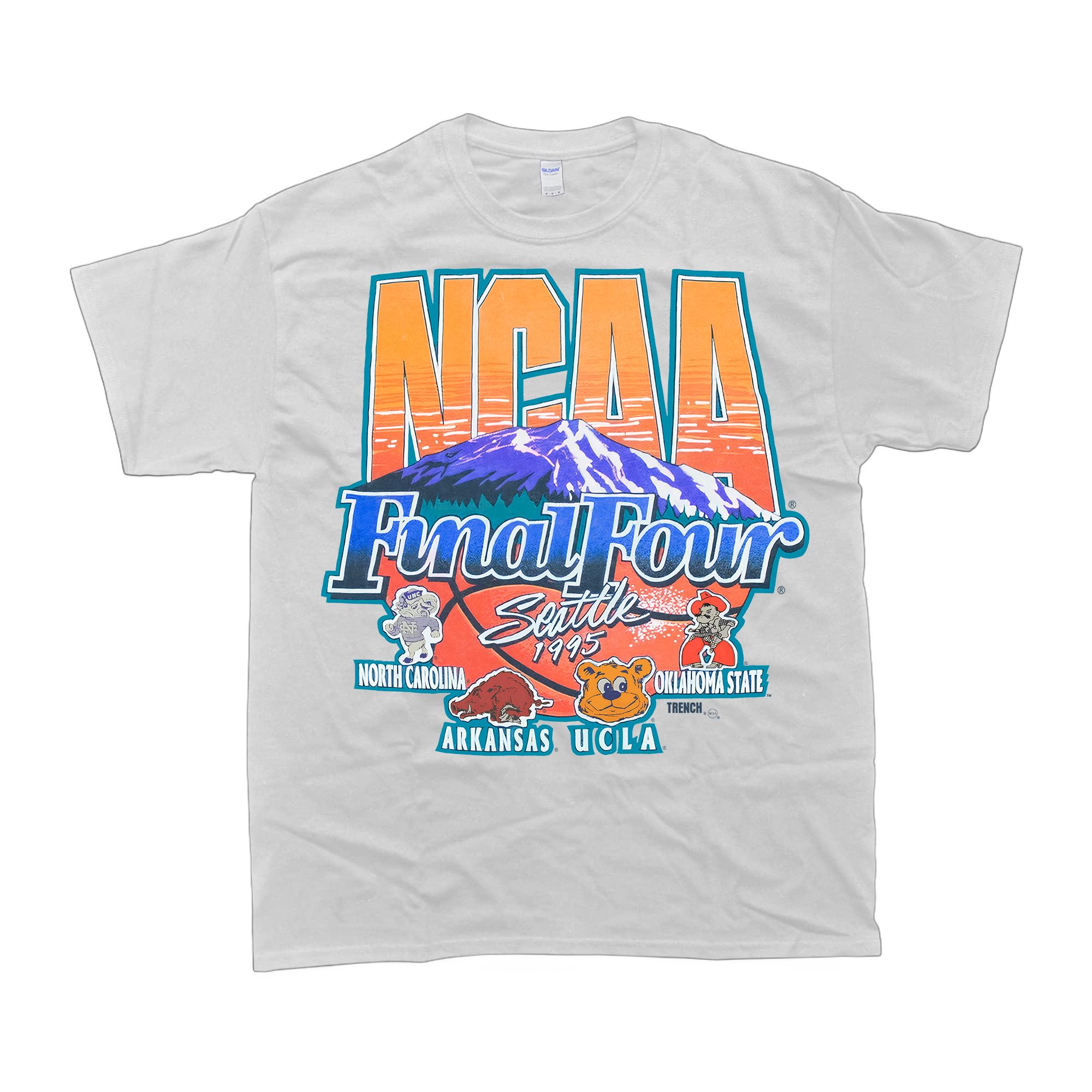 1995 NCAA Final Four Vintage T-Shirt, graphic vintage sports tees summer shirts for men Casual Menswear Top, Shirt Outfit Idea