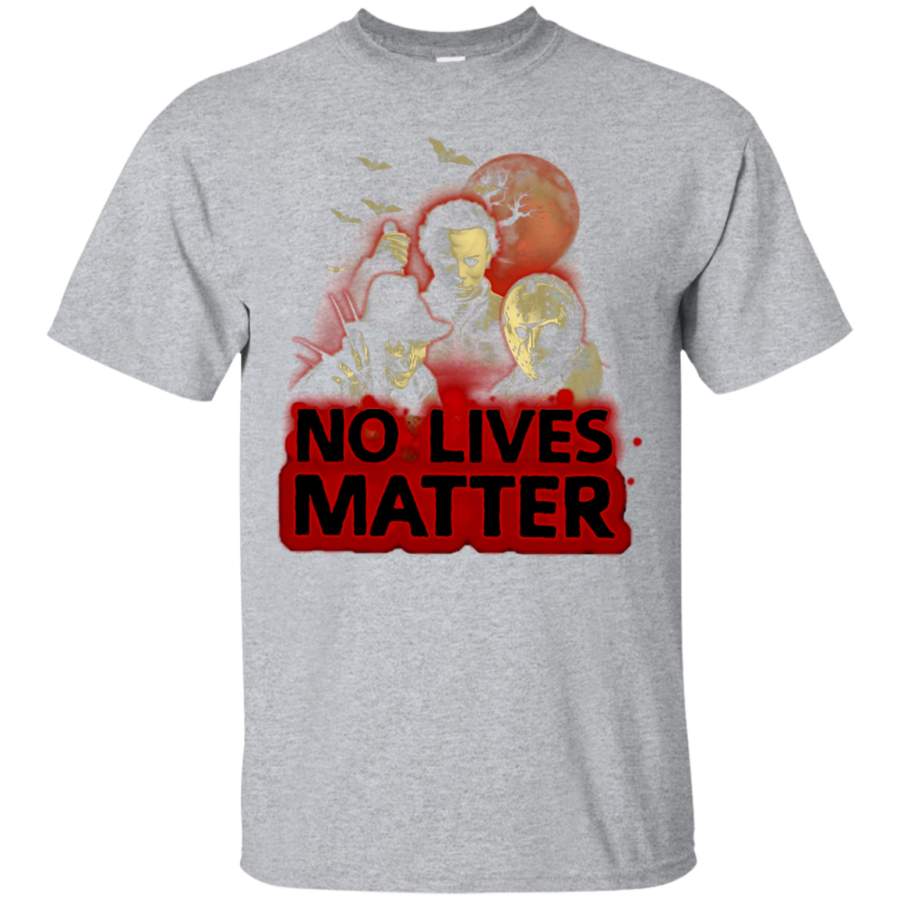 Best gift Halloween No lives matter T Shirt