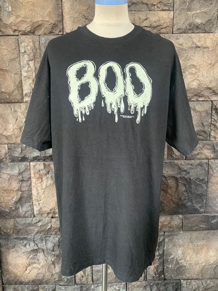 Vintage 90s BOO Halloween Brieland Graphics 1991 T shirt, Halloween Costume Ideas, Shirt Outfit Ideas