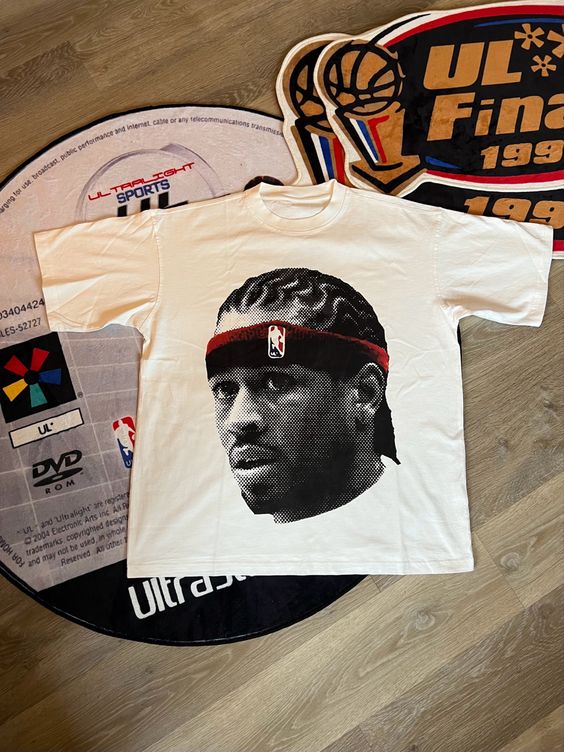 Allen Iverson T-Shirt Outfit, Shirt Outfit Idea