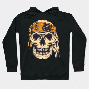 Skull Pirate Illustration Pirates Of The Caribbean Tshirt Teepublic 3360