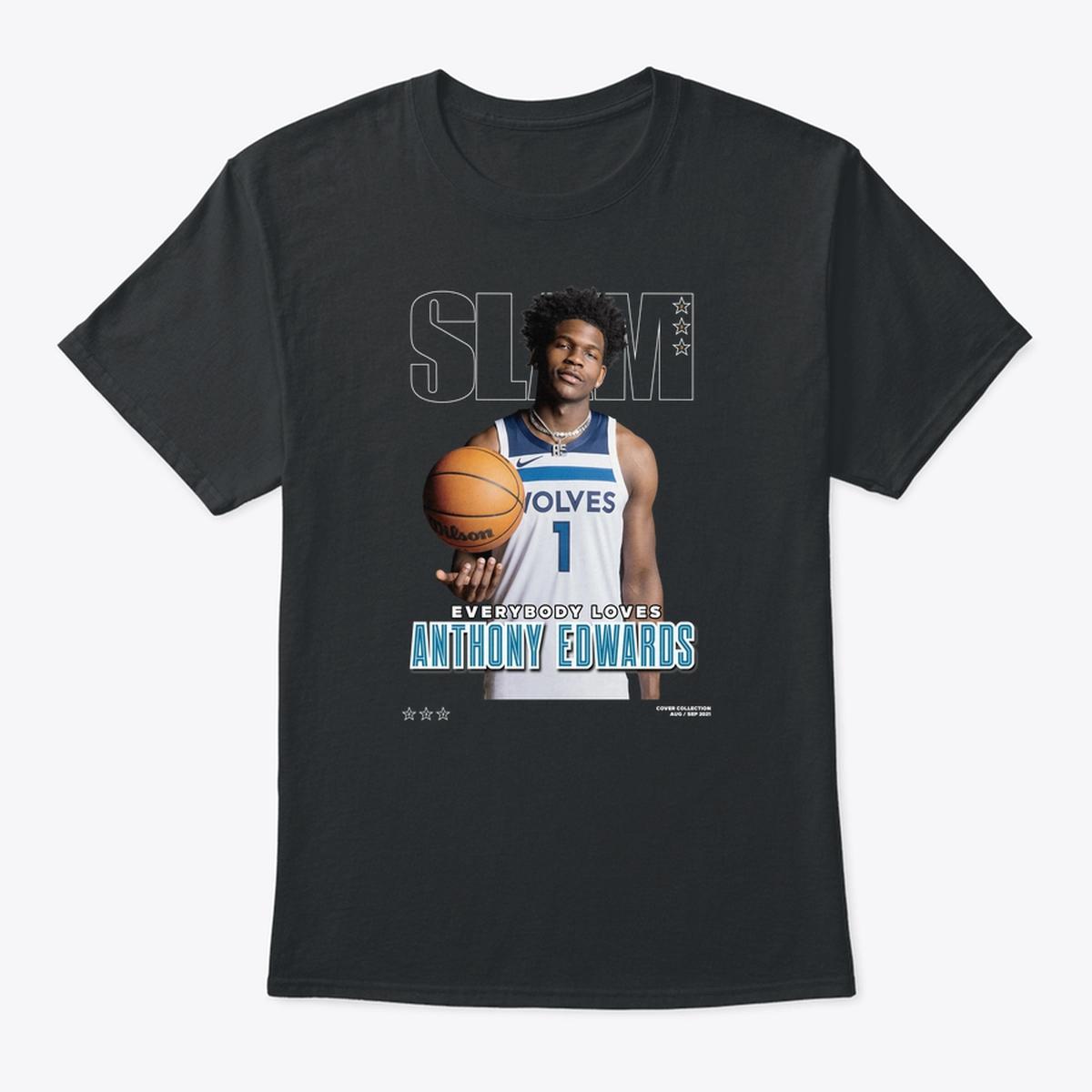 Slam Cover Tee T-Shirt , Slam – Anthony Edwards T-Shirt, Unisex t-shirt, Men t-shirt, Trending T-shirt