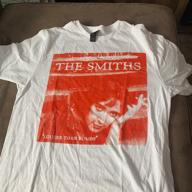 The smiths aesthetic outfit Louder than bombs tee shirt, Shirt Outfit Idea