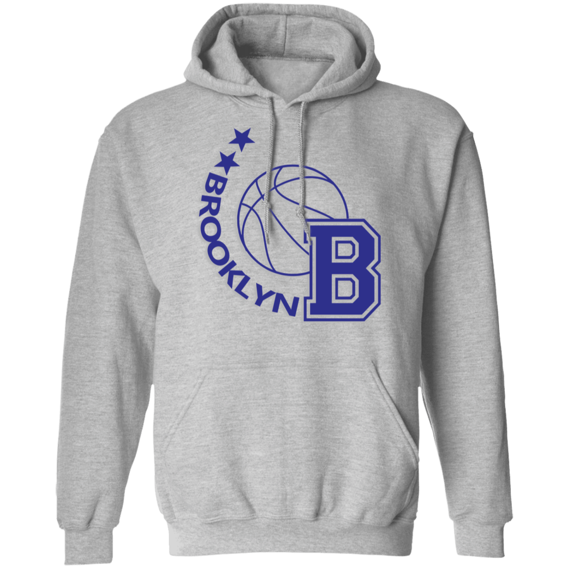 Brooklyn Basketball Big B Logo Pullover Hoodie