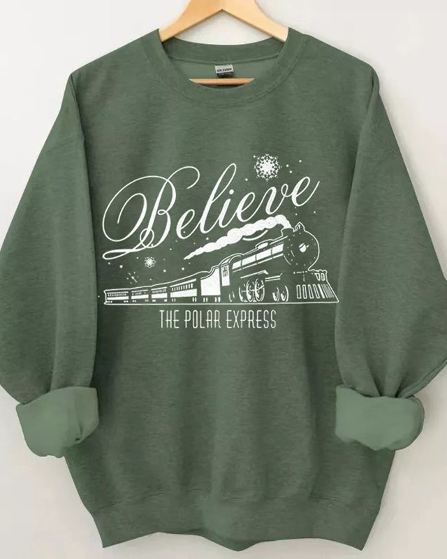 Believe Polar Express Sweatshirt