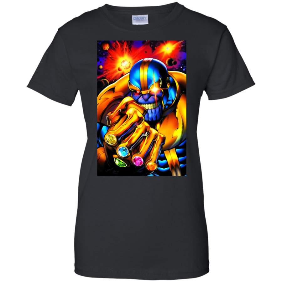 Thanos Shirt Women’s Thanos by Mark Bagley T-shirts