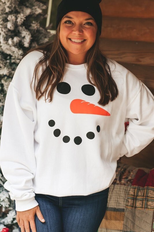 Snowman Sweatshirt | Christmas Sweatshirt | Christmas party Sweatshirt | Christmas Sweater | Christmas Outfit | Funny Christmas Sweatshirt