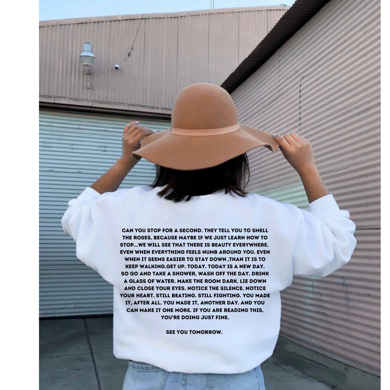 Dear Person Behind Me Sweatshirt Positive Vibes Only Sweatshirt Trendy Sweatshirt Aesthetic Vsco Hoodies Tumblr Sweatshirt Mental Health