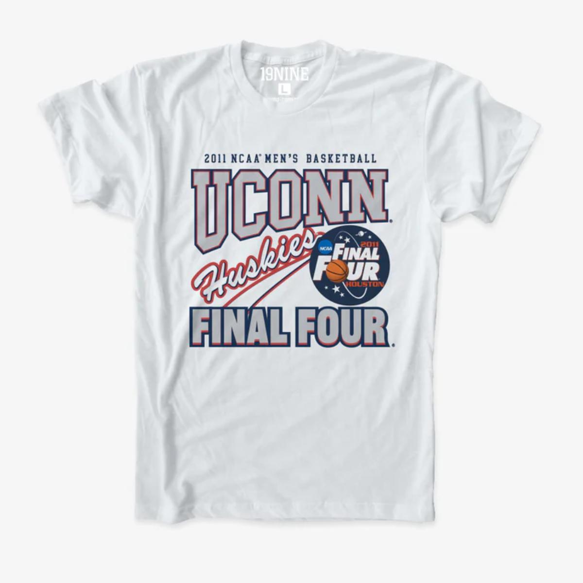 VINTAGE 90S UCONN HUSKIES FINAL FOUR ’11 NCAA, Shirt Outfit Idea