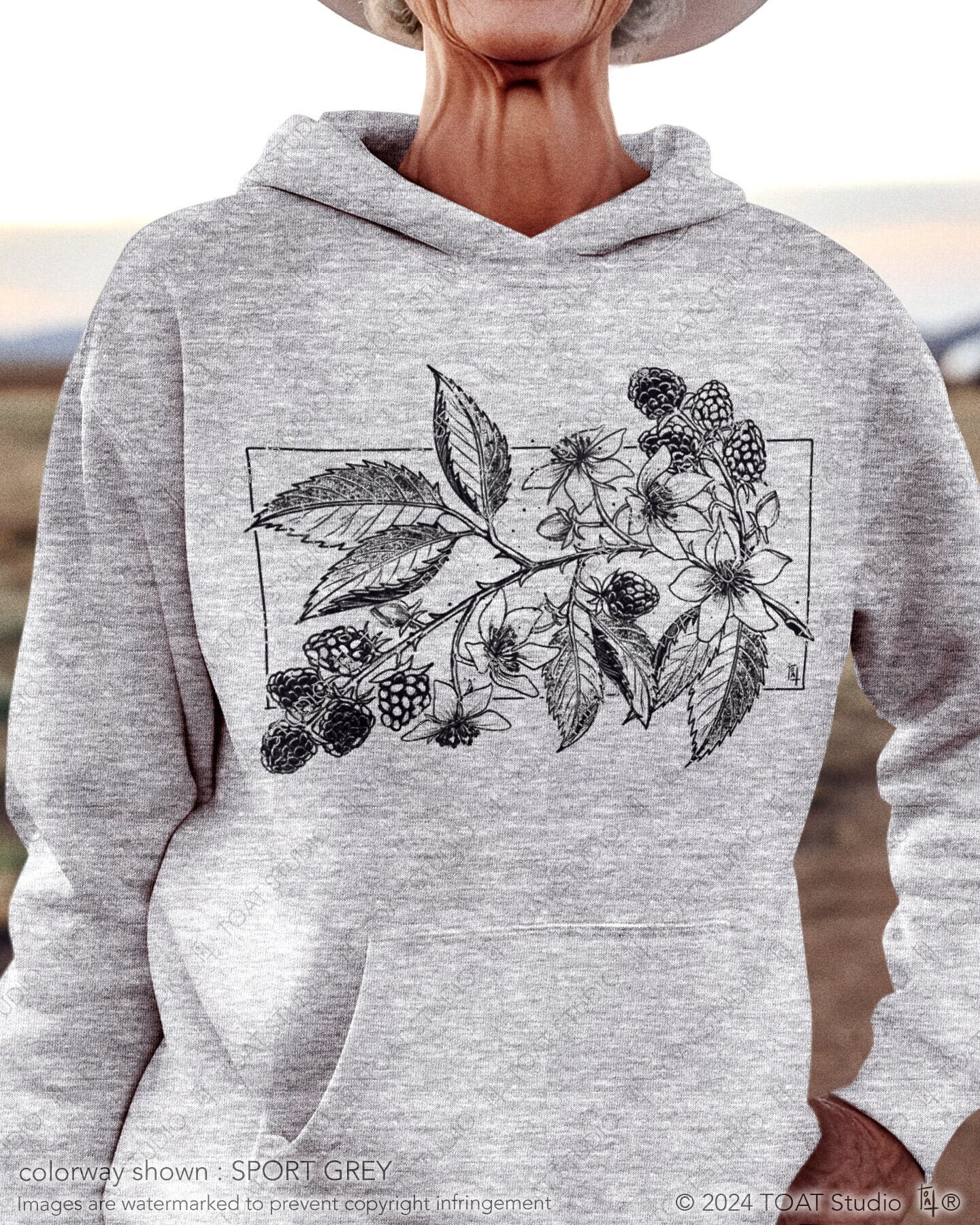 Blackberries Drawing Unisex Hoodie, Black Currant Flower Art, Raspberry Botanical Art, Fruit Tree Art, Berry Fruits, Farmcore Cottagecore