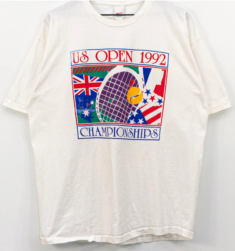 Vintage 1992 US Open Tennis Championships Shirt Outfit, Shirt Outfit Idea