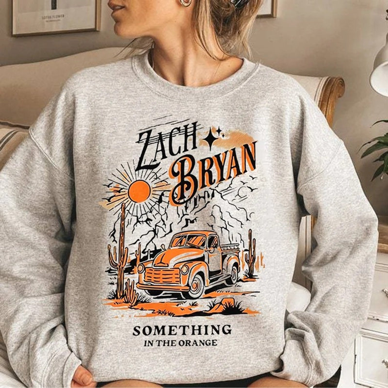 Zach Bryan Something In The Orange Sweatshirt