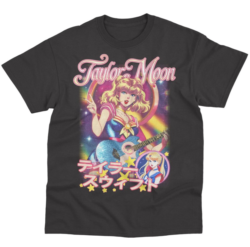 Taylor Moon Parody Taylor Swift and Sailor Moon Tee Shirt Outfit, Shirt Outfit Idea