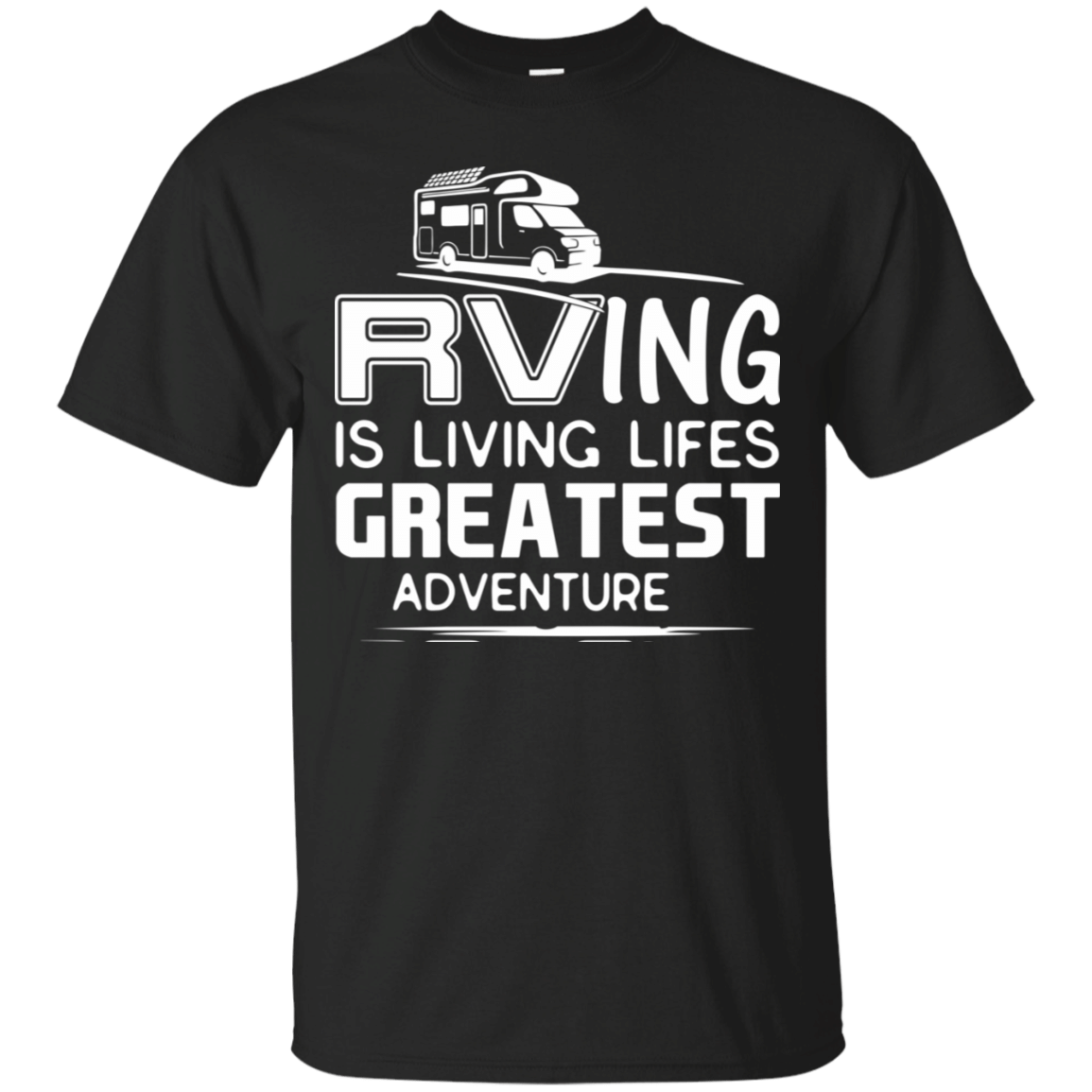 Rv Tee Shirt Rving Is Living Lifes Greatest Adventure Gift