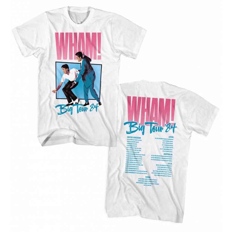 WHAM Big Tour White T-Shirt