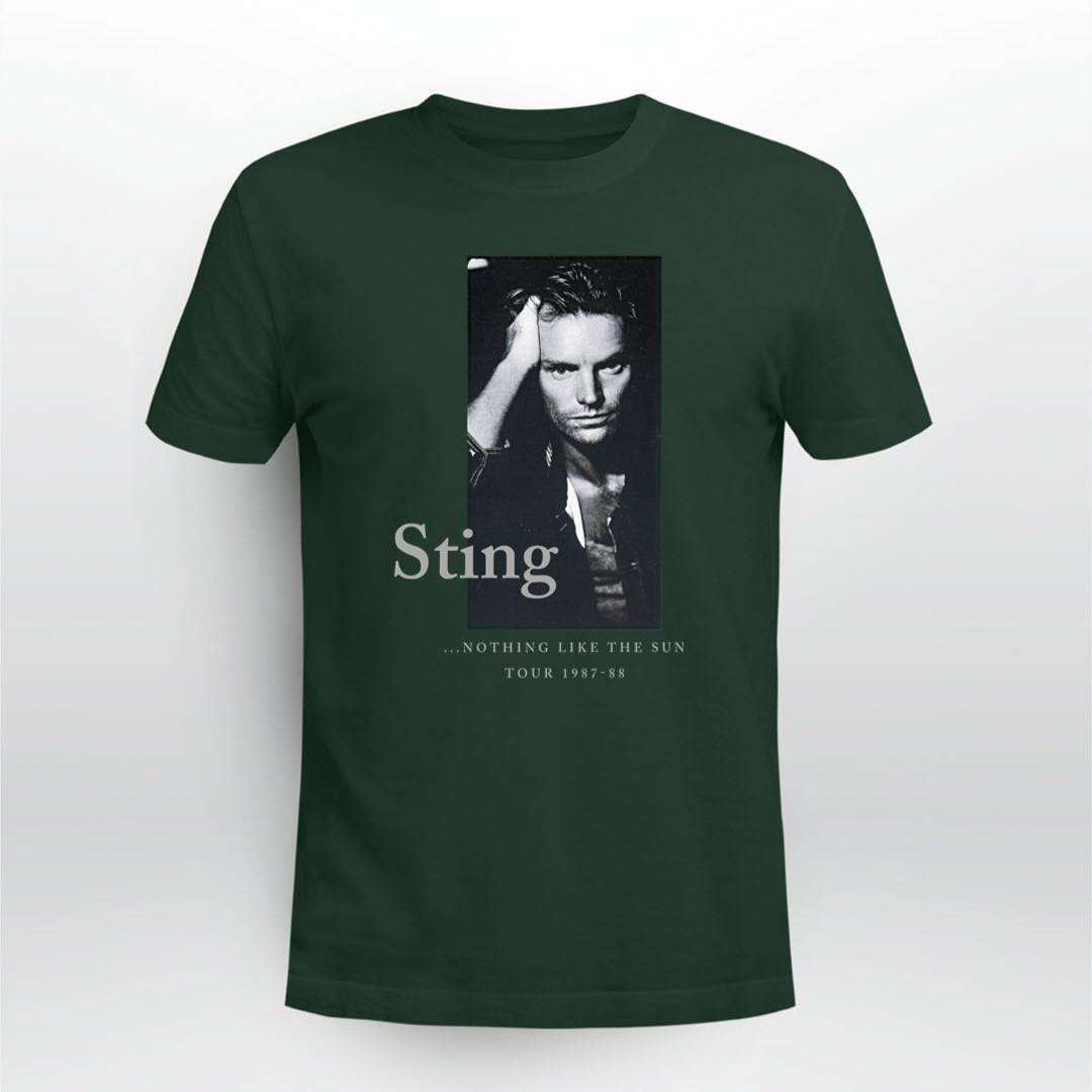 80S Sting Tour Nothing Like The Sun Music Tour – ’87 ’88 Sting World Tour- Concert Tour -Screen Stars Shirt