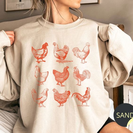 Crazy Chicken Lady Crewneck Sweater