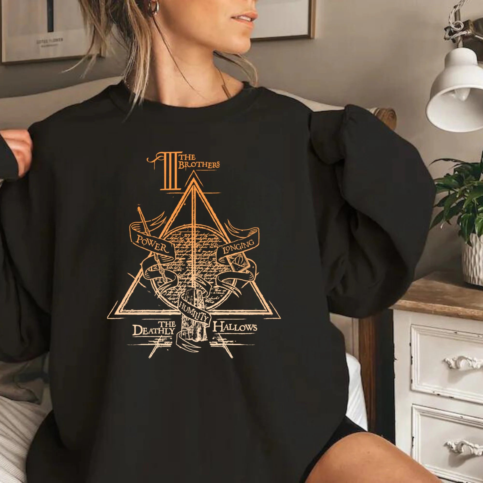 Deathly Hallows Crew Neck Sweatshirt