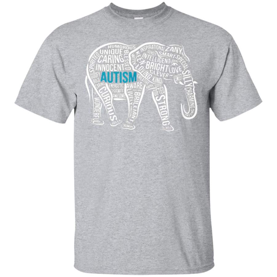 Autism Awareness Elephant T shirt