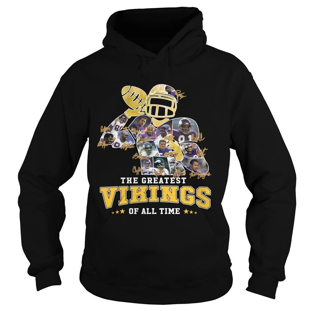 The Greatest Vikings Of All Time Minnesota Vikings Football Team Fans Signatures Shirts