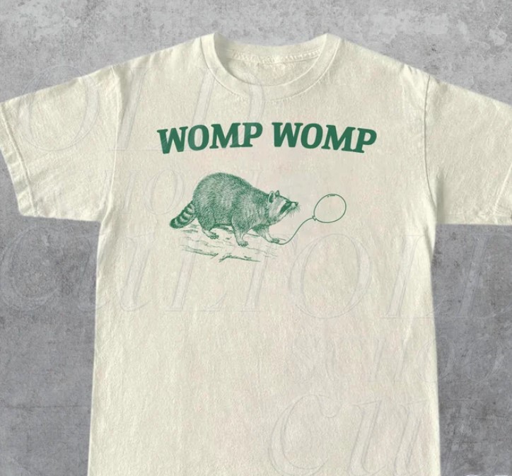 Womp Womp Funny Retro Raccoon Shirt Outfit, Shirt Outfit Idea