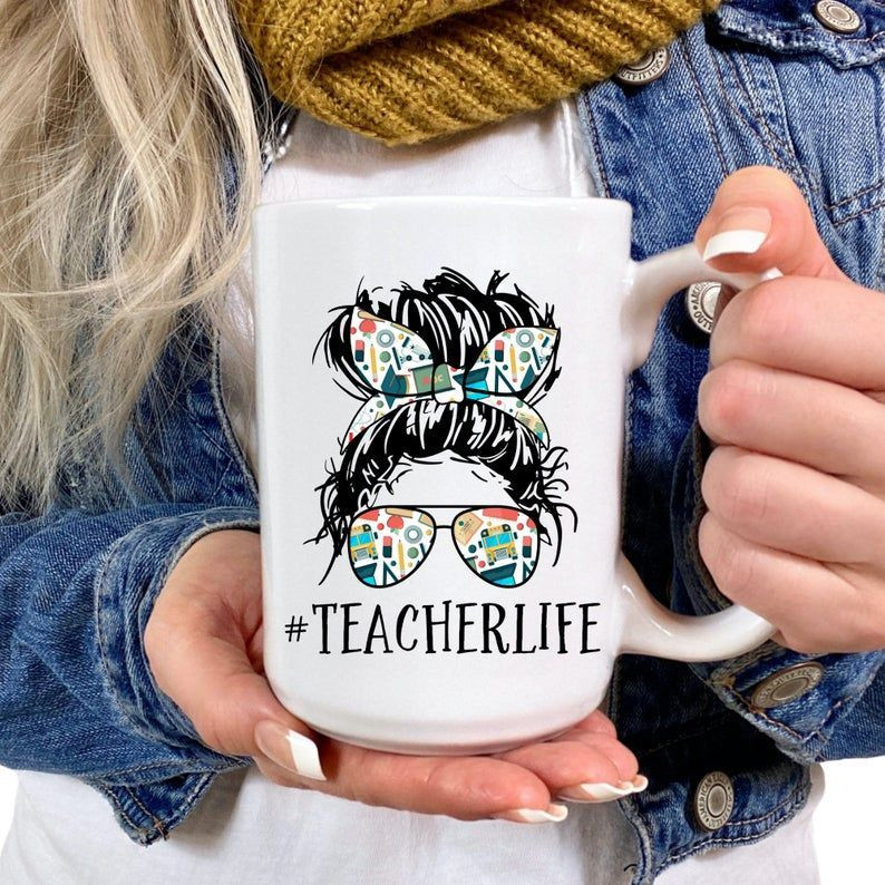 Back To School 2021, Teacher Life Coffee Mug, Teacher Gift, New Teacher Gift