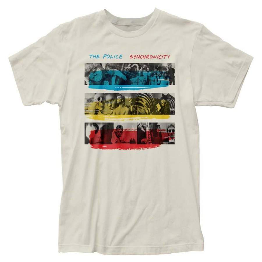 The Police Synchronicity Fitted Jersey T-Shirt