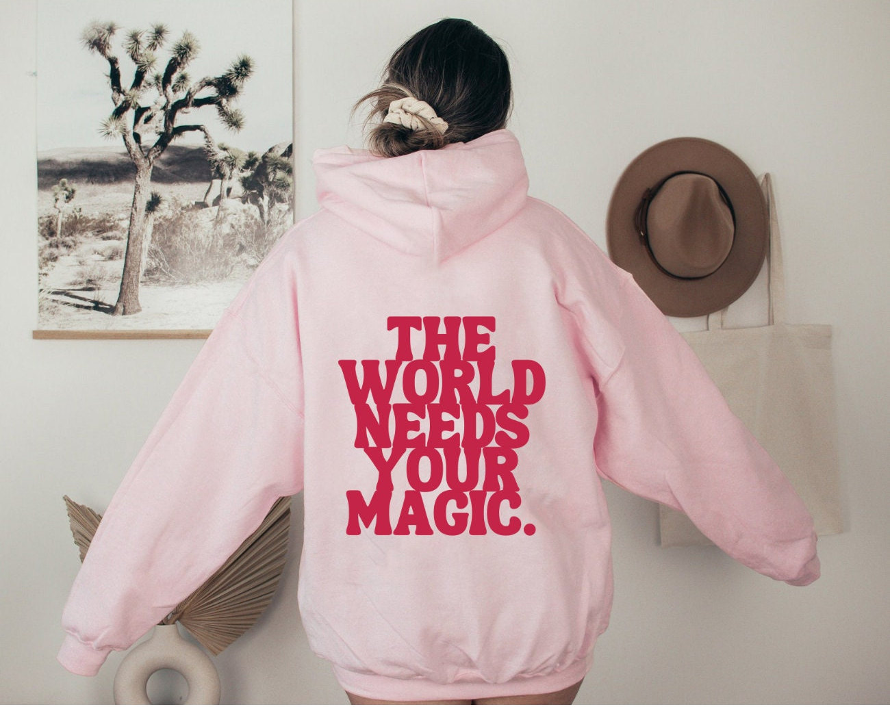 The World Needs Your Magic Hoodie Trendy Hoodie Preppy Sweatshirt Tumblr Hoodie Aesthetic Hoodie Aesthetic Clothing Oversized Sweatshirt