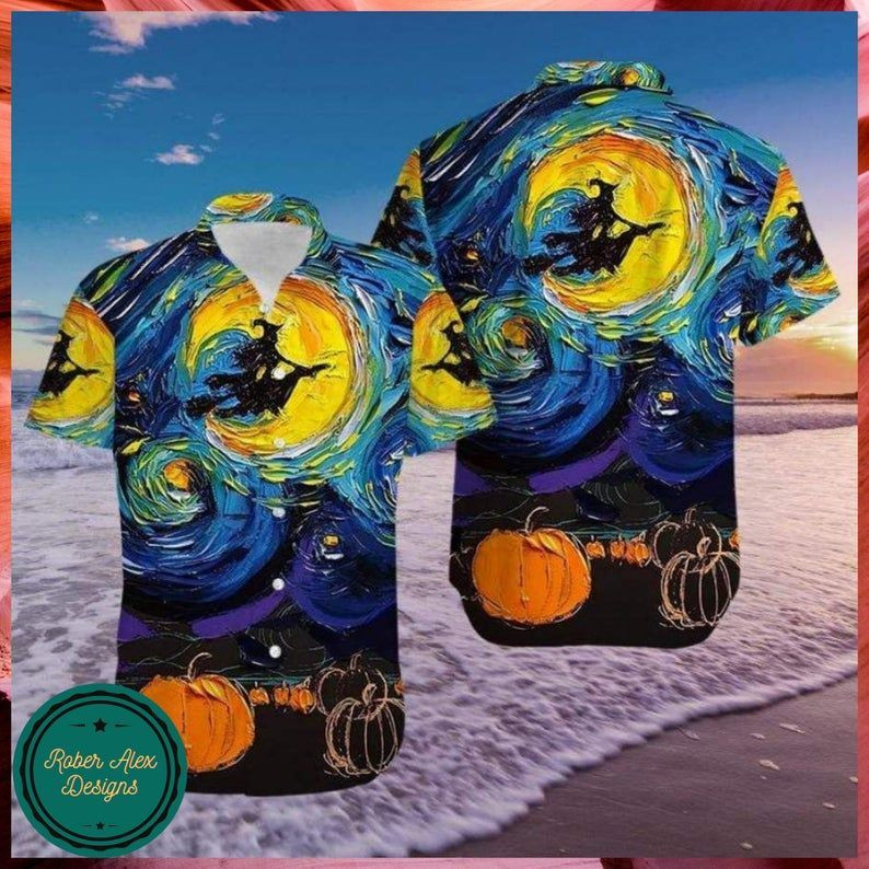 Witches Hawaii Shirt – Halloween Short-Sleeve Shirt