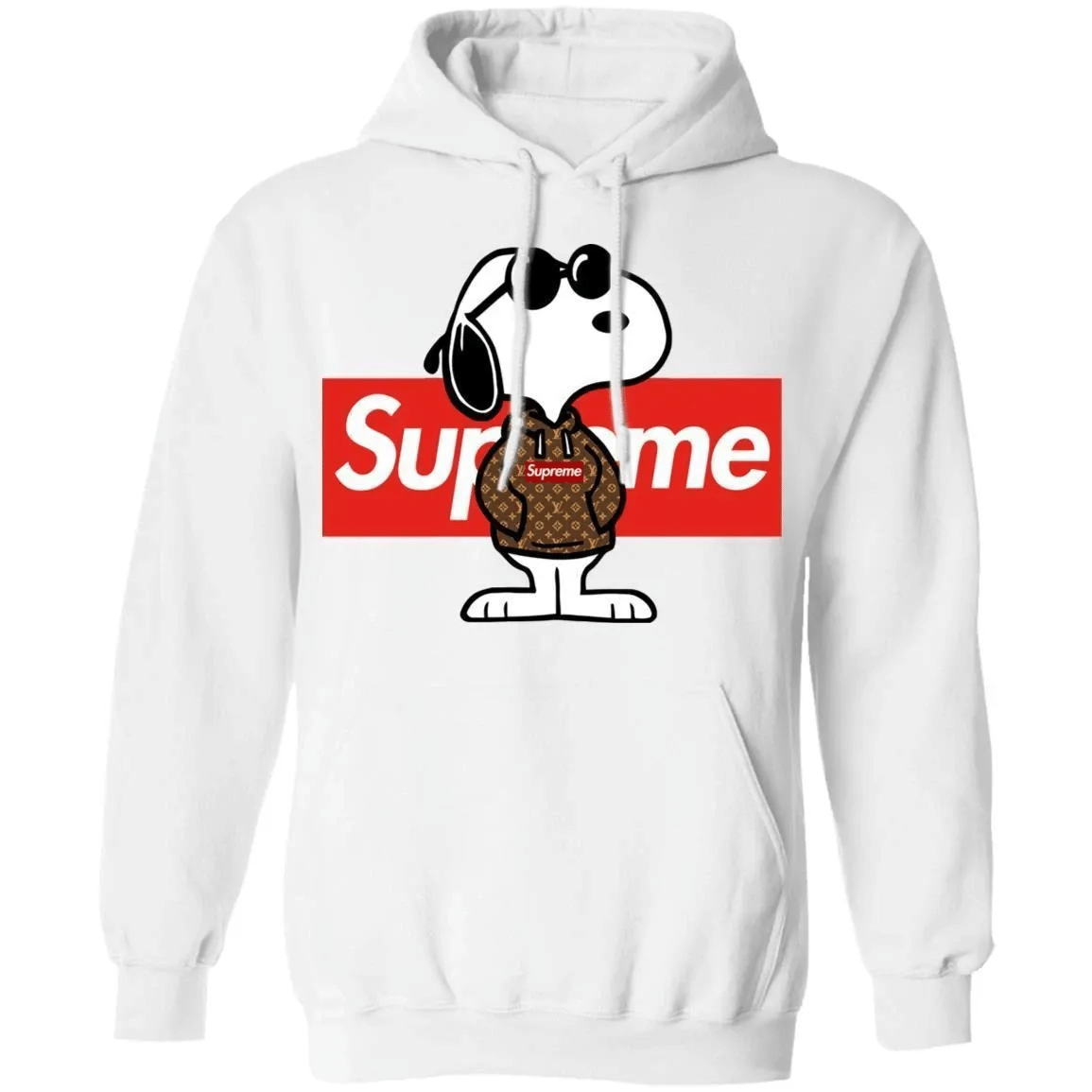 Snoopy Supre Hoodie Cool Fashion Snoopy Hoodie Funny Gift Va11