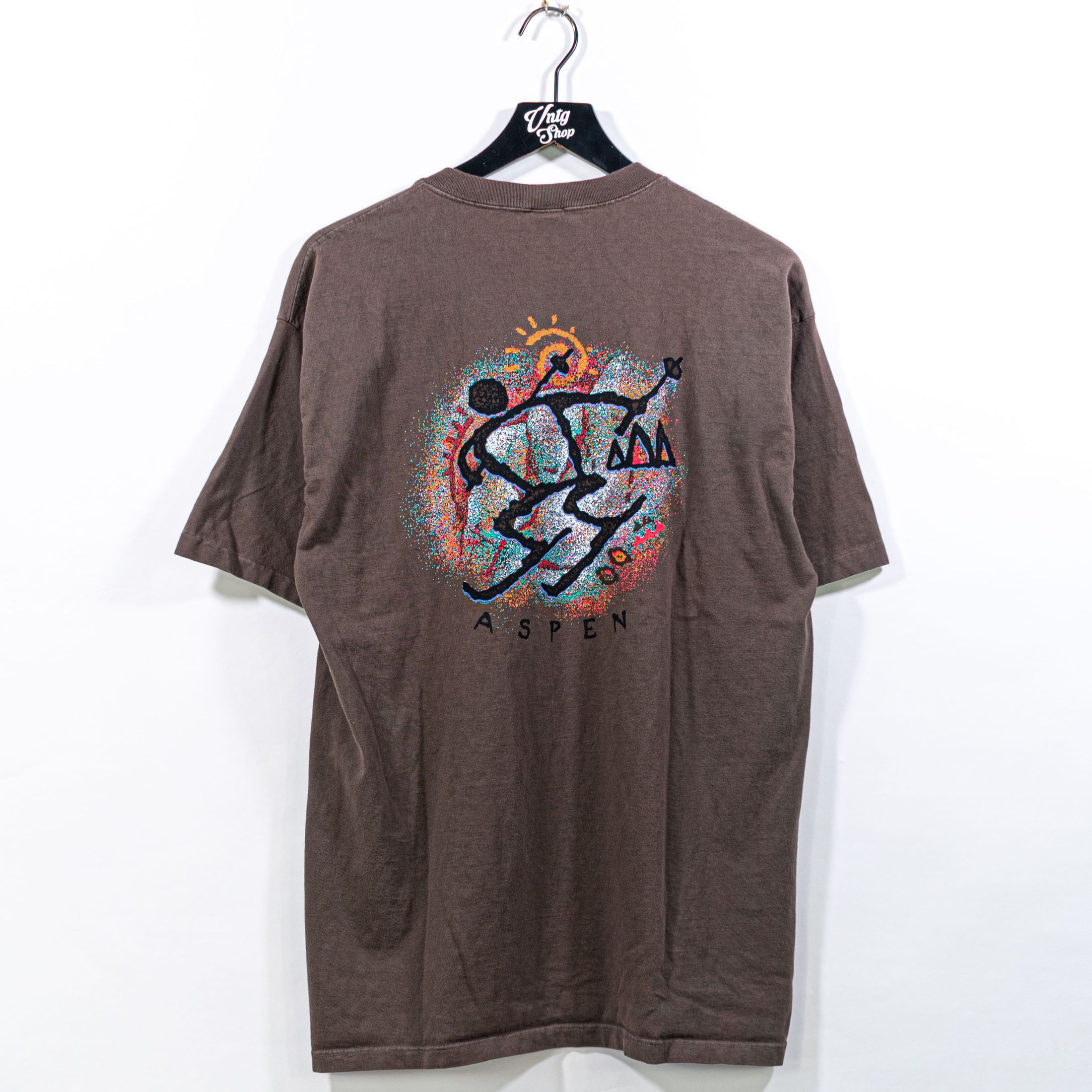 Crazy Shirts Apsen Tribal Ski T-Shirt Large VTG 90s Skater, Shirt Outfit, Gift For Men, For Women