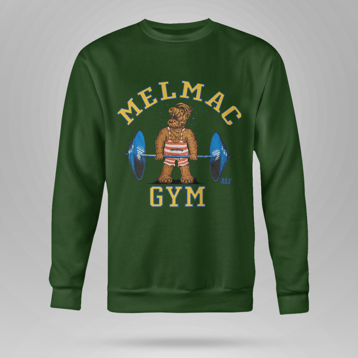 Vintage 80’S Alf Melmac Gym Crewneck Sweatshirt