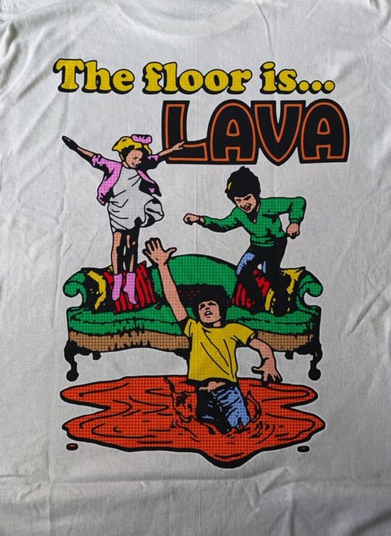 The Floor Is Lava Shirt Outfit, Shirt Outfit Idea