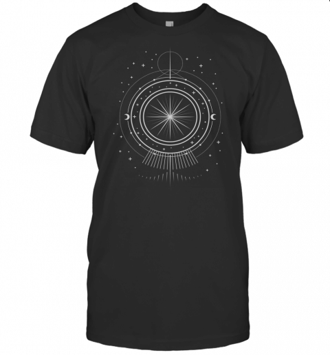 Cosmic Esoteric, Spiritual Awakening, Astrology Moon Phase T Shirt